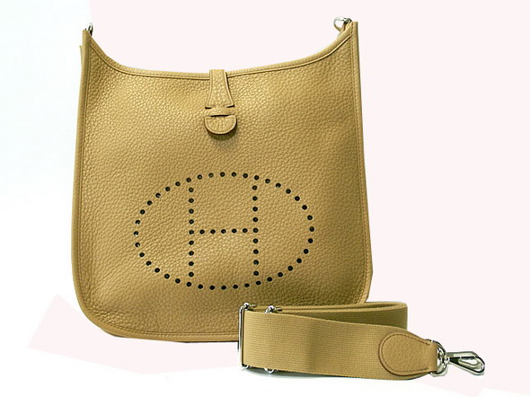 HERMES エルメス エヴリン3 タバックキャメル PM トリヨン シルバー金具H35093 N刻