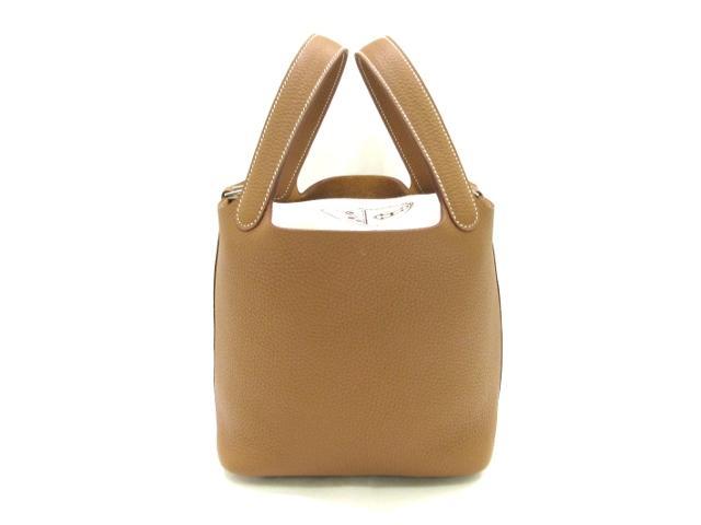 エルメス　（HERMES） エルメス　ピコタンロックPM トリヨンクレマンス　ゴールド/金具シルバー