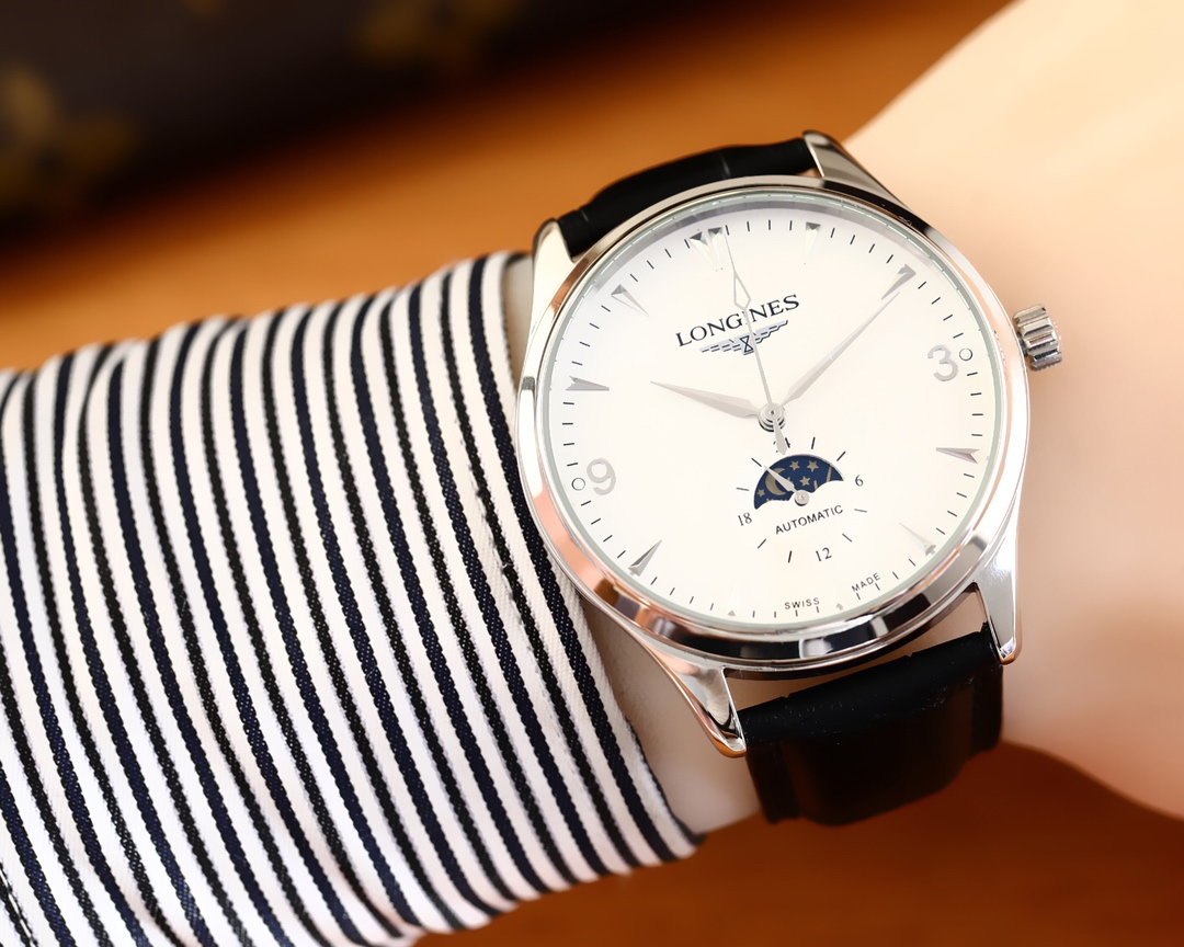 ロンジン（LONGINES）腕時計 メンズ 40mm 自動巻き LON