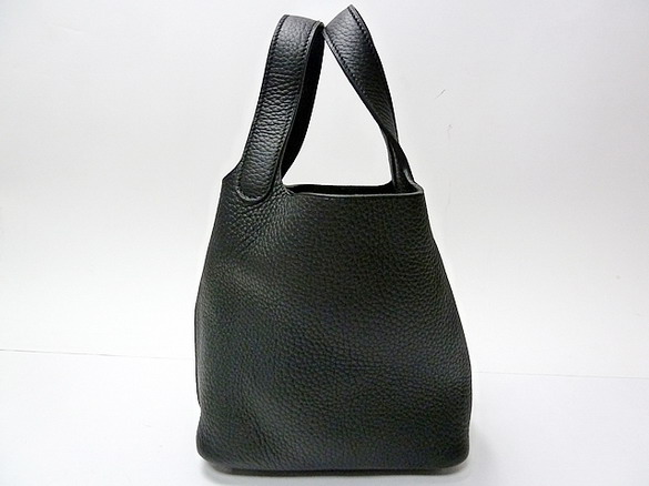 HERMES（エルメス）ピコタンロックMM/トリヨン/黒（金具：シルバー）