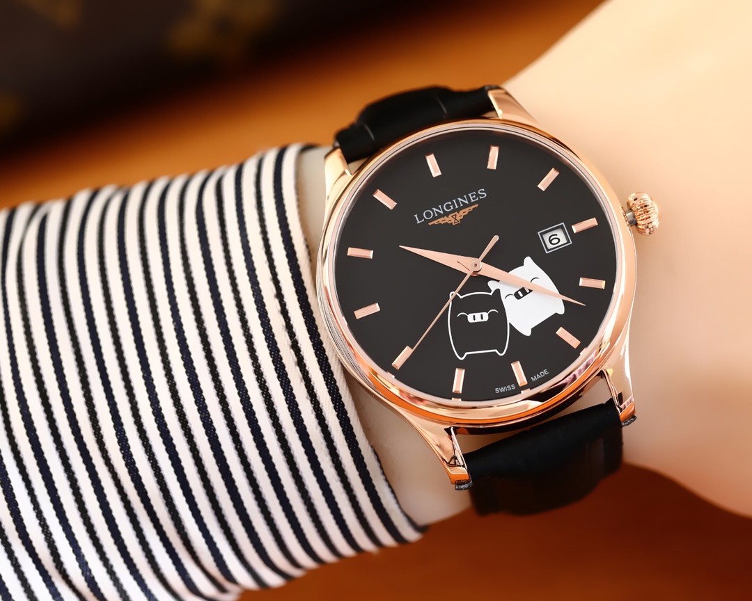 ロンジン（LONGINES）腕時計 メンズ 39mm 自動巻き LON