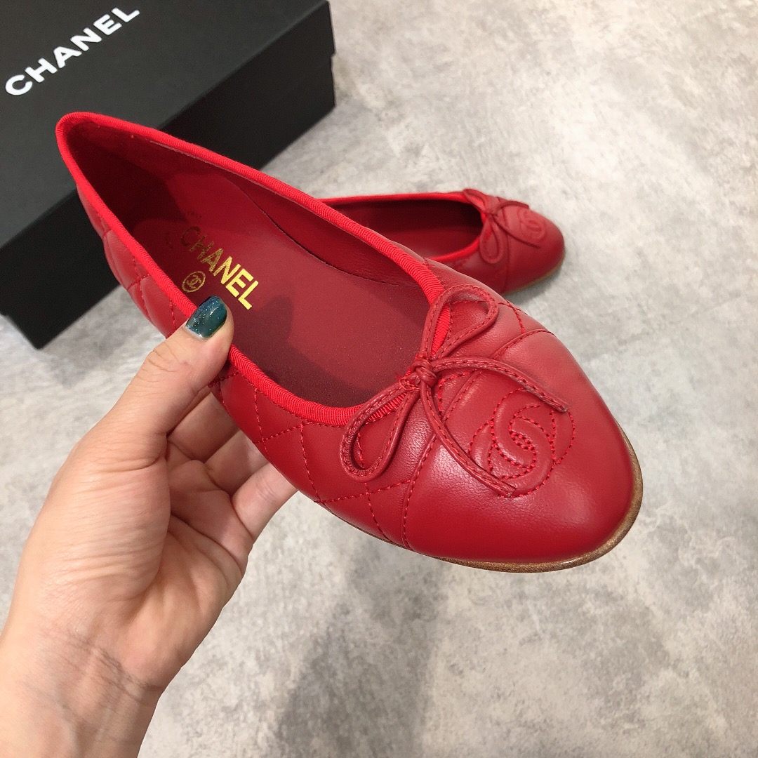 シャネル (レディス) ローファー バレエシューズ19SS DX