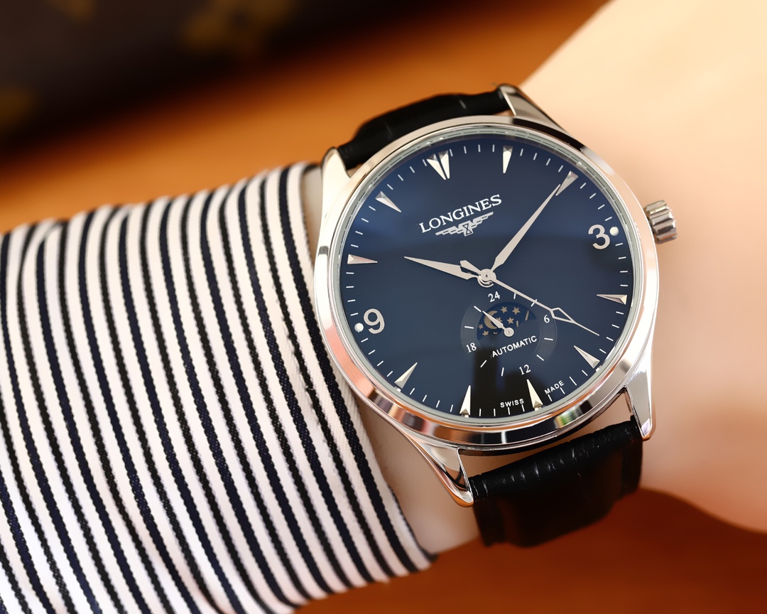 ロンジン（LONGINES）腕時計 メンズ 40mm 自動巻き LON