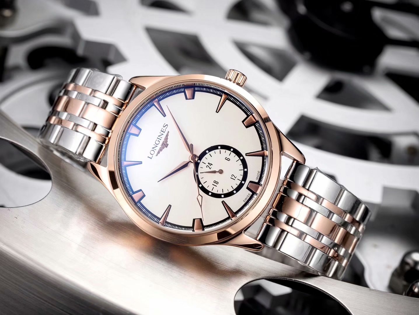 ロンジン（LONGINES）腕時計 メンズ 40mm 自動巻き LON