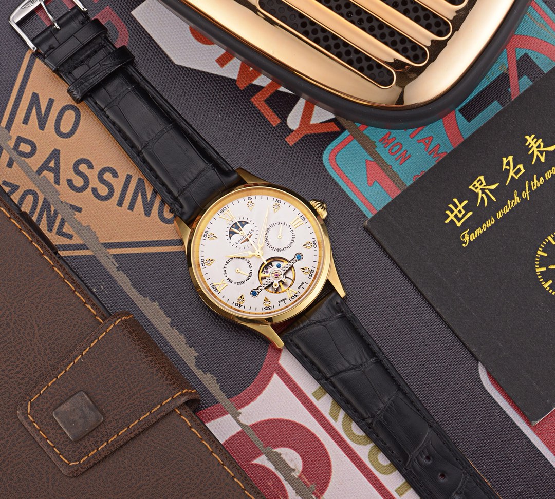 ロンジン(LONGINES)腕時計 メンズ 42mm 自動巻き LON