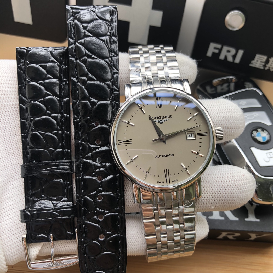 ロンジン（LONGINES）腕時計 メンズ 40mm 自動巻き LON