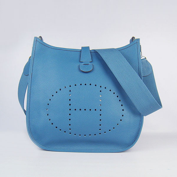 HERMES(エルメス) エブリン PM トリヨンクレマンス ブルージーン(金具:シルバー) h