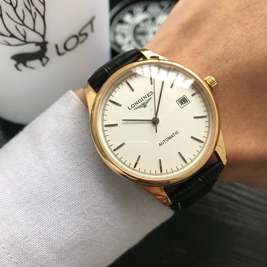 ロンジン（LONGINES）腕時計 メンズ 40mm 自動巻き LON