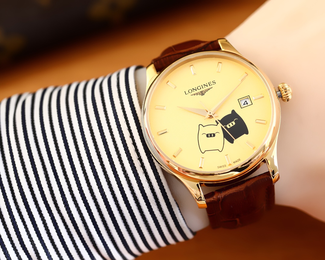 ロンジン（LONGINES）腕時計 メンズ 39mm 自動巻き LON