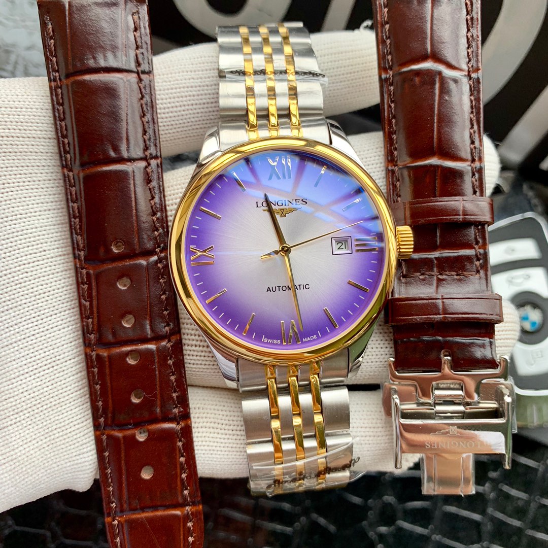 ロンジン（LONGINES）腕時計 メンズ 40mm 自動巻き LON