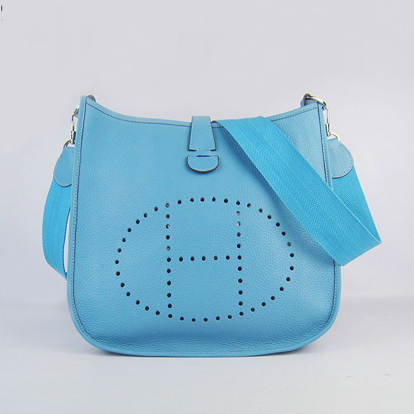 HERMES(エルメス) エブリン PM トリヨンクレマンス　ブルージーン（金具：シルバー）　h