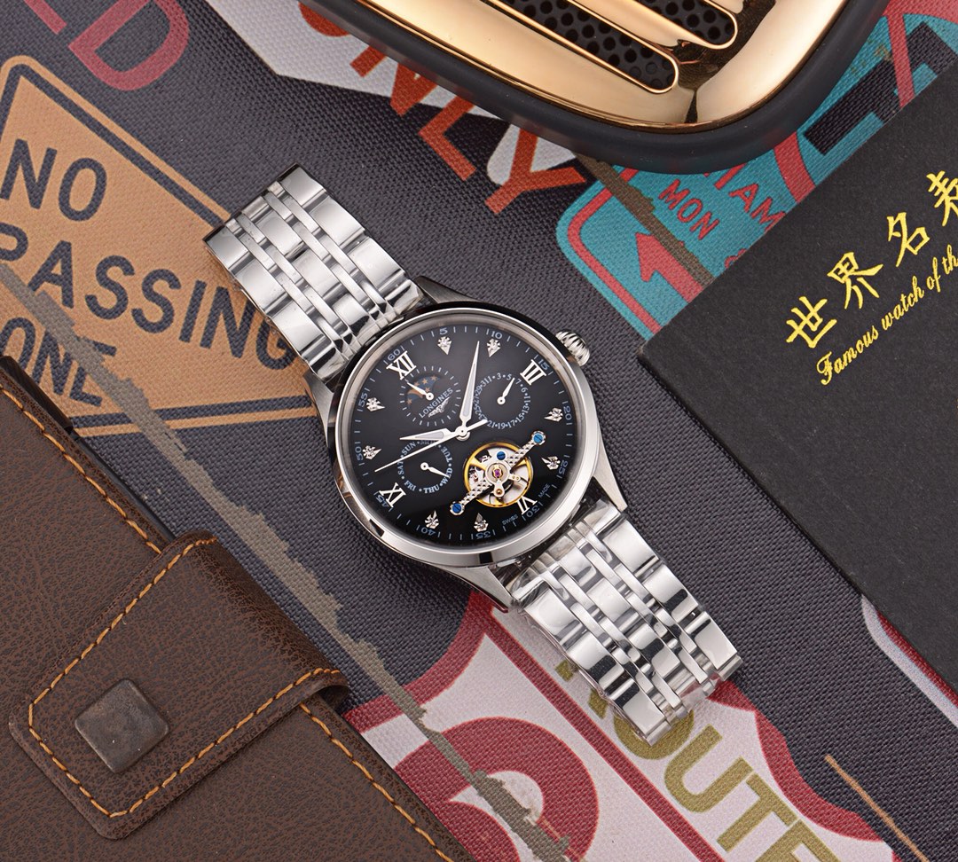ロンジン（LONGINES）腕時計 メンズ 42mm 自動巻き LON