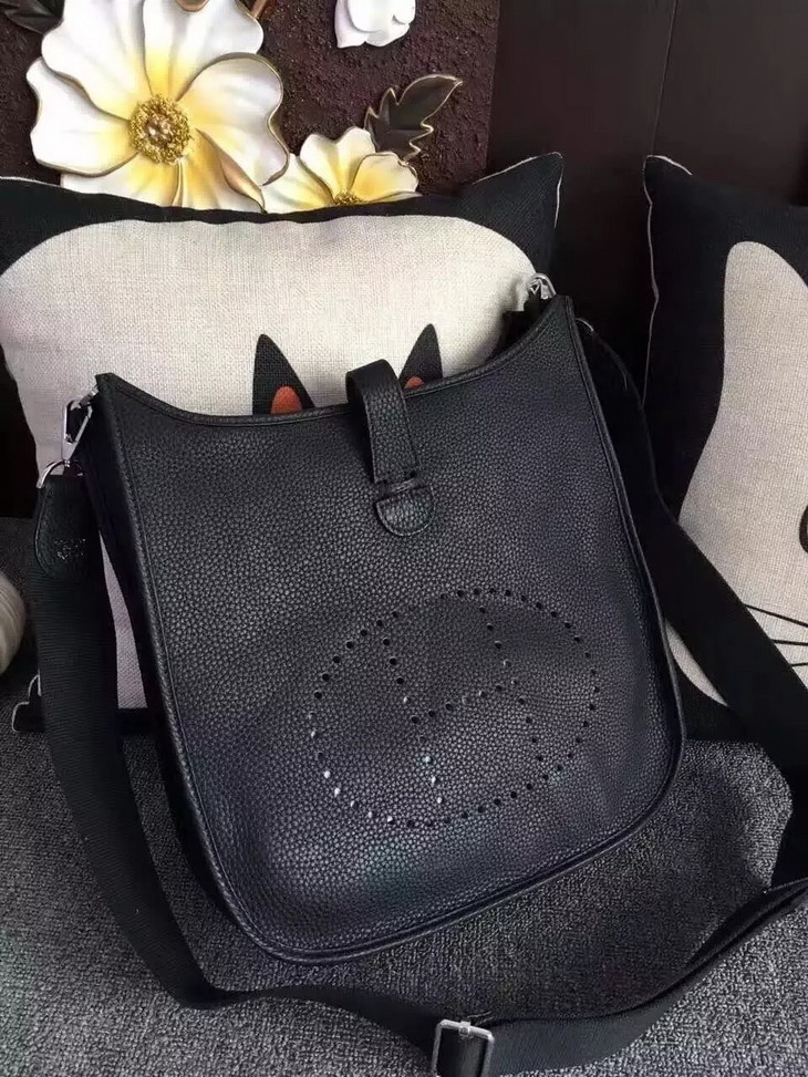特N品 原版皮系列 最高級 エルメス エヴリンPM ショルダーバッグ トリヨンクレマンス