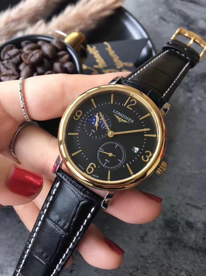 ロンジン(LONGINES)腕時計 メンズ 40mm 自動巻き LON