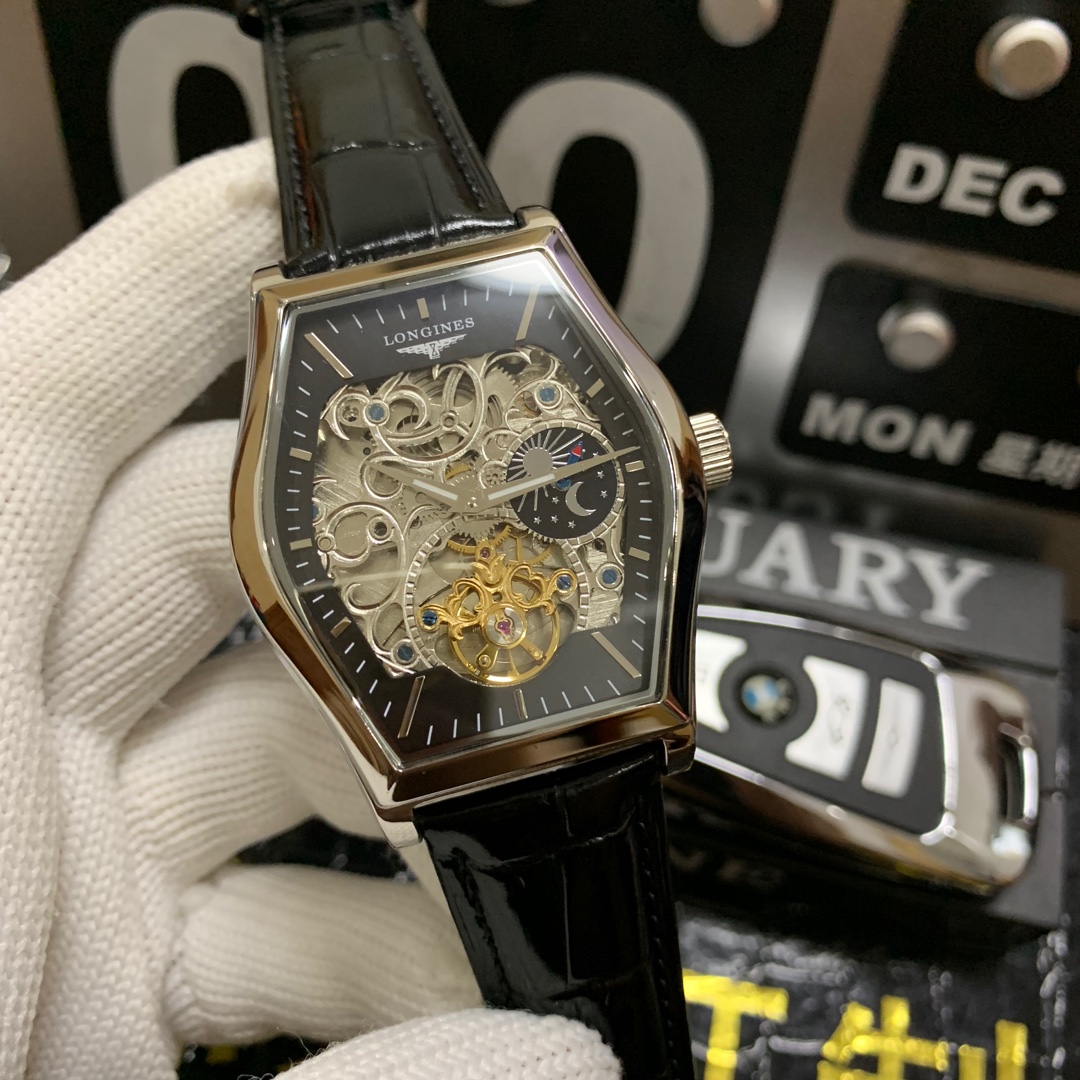 ロンジン(LONGINES)腕時計 メンズ 40mm 自動巻き LON
