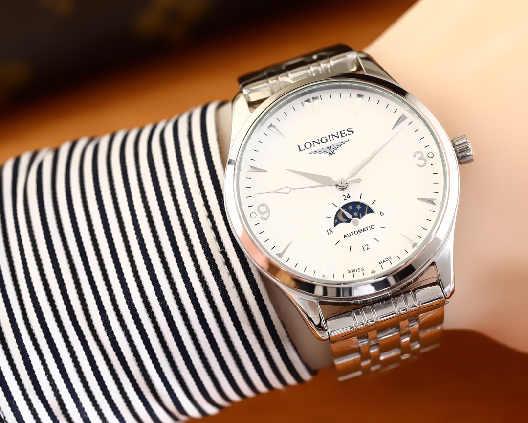 ロンジン(LONGINES)腕時計 メンズ 40mm 自動巻き LON