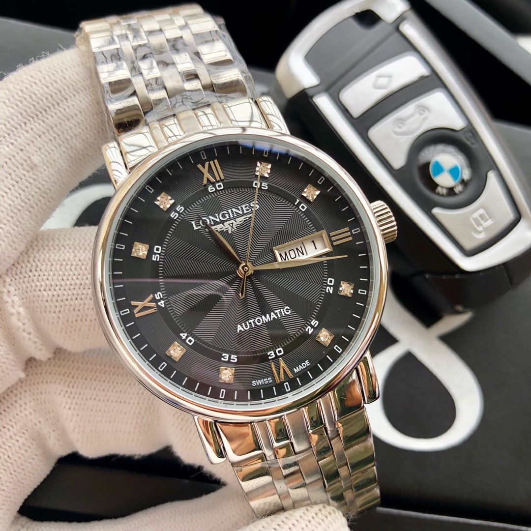 ロンジン（LONGINES）腕時計 メンズ 自動巻き 定番人気 LON