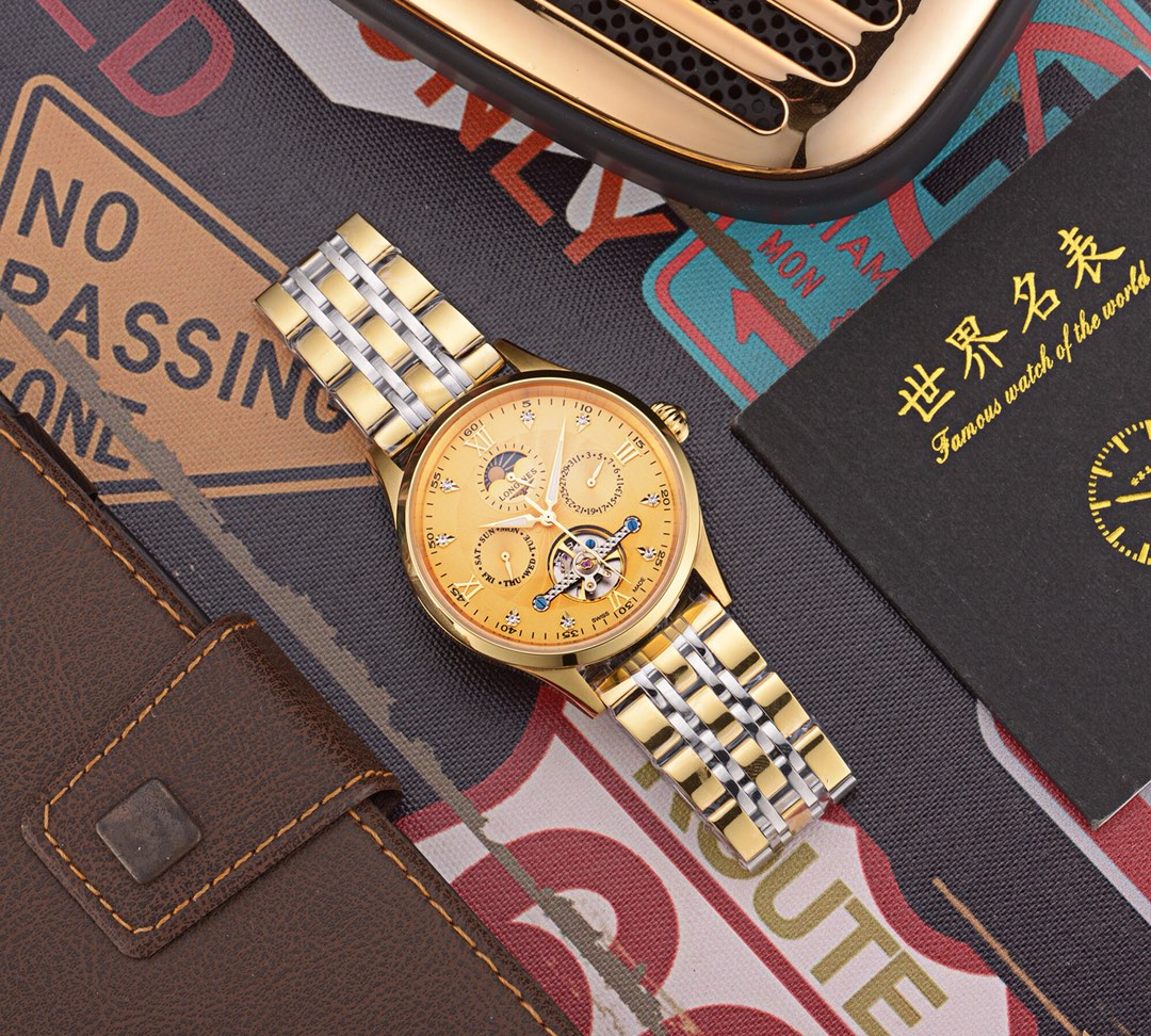ロンジン(LONGINES)腕時計 メンズ 42mm 自動巻き LON