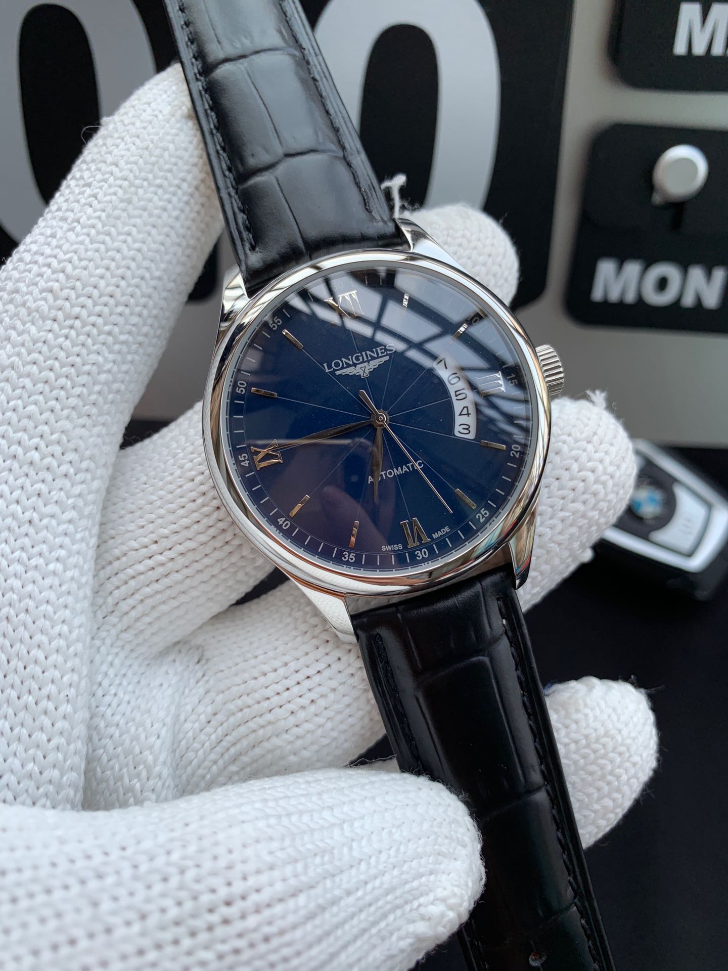 ロンジン(LONGINES)腕時計 メンズ 40mm 自動巻き LON