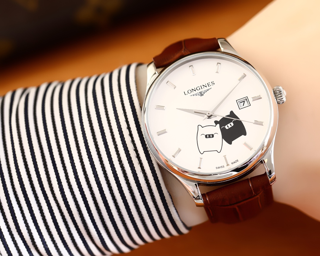 ロンジン（LONGINES）腕時計 メンズ 39mm 自動巻き LON