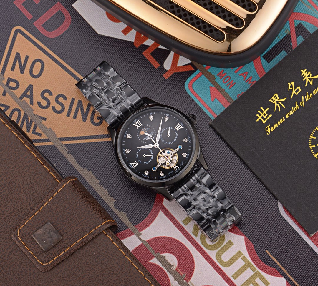 ロンジン(LONGINES)腕時計 メンズ 42mm 自動巻き LON