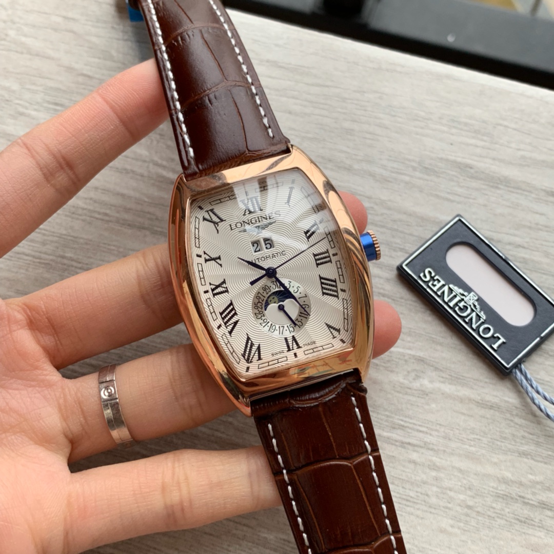 ロンジン(LONGINES)腕時計 メンズ 42mm 自動巻き LON