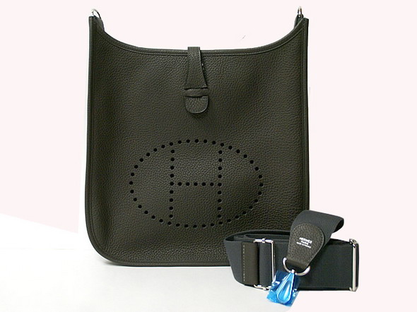 HERMES エルメス エヴリン３ PM グラファイト トリヨン シルバー金具 H35095 N刻印