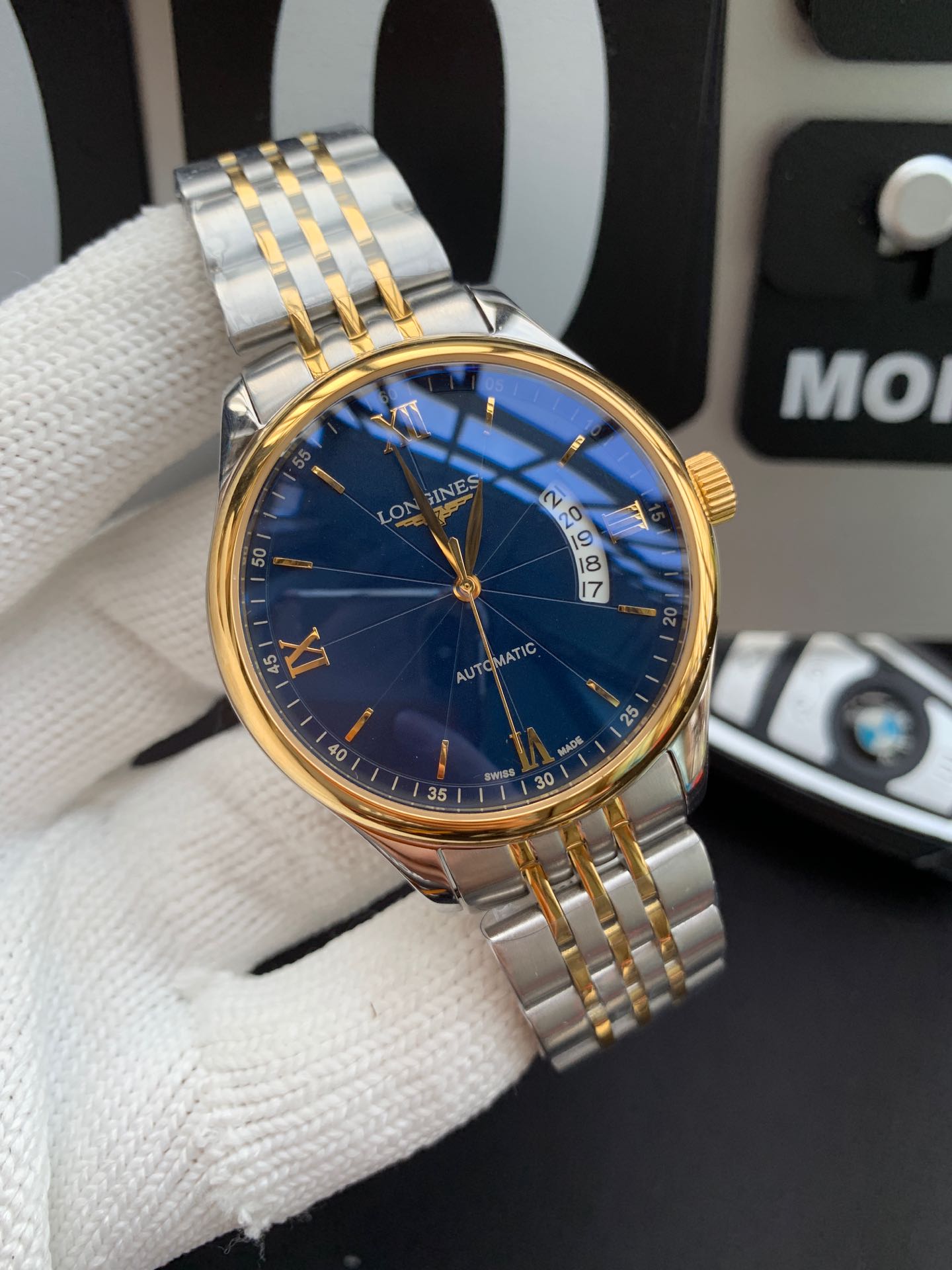 ロンジン(LONGINES)腕時計 メンズ 40mm 自動巻き LON