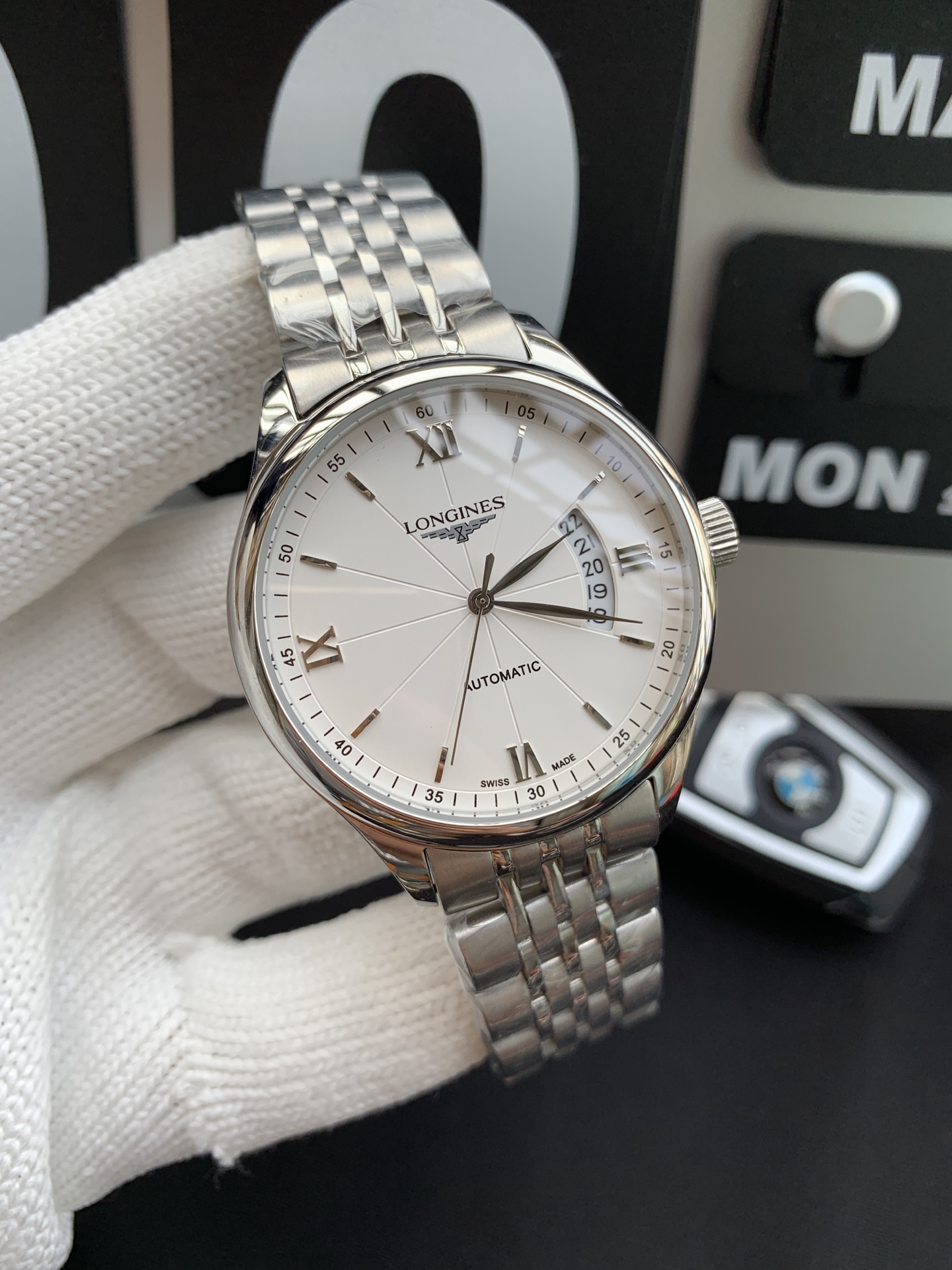 ロンジン（LONGINES）腕時計 メンズ 40mm 自動巻き LON