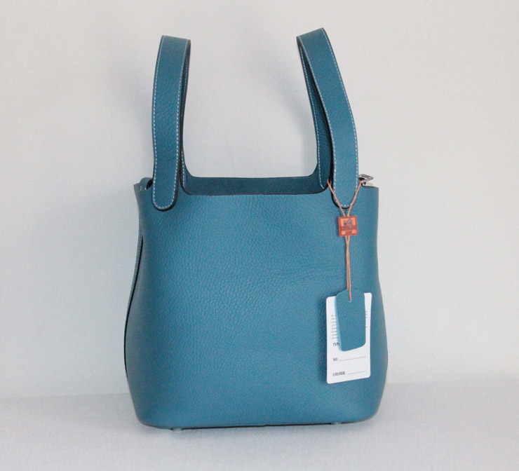 HERMES（エルメス）ピコタンロックMM/トリヨンクレマンス/ブルージーン（金具：シルバー）