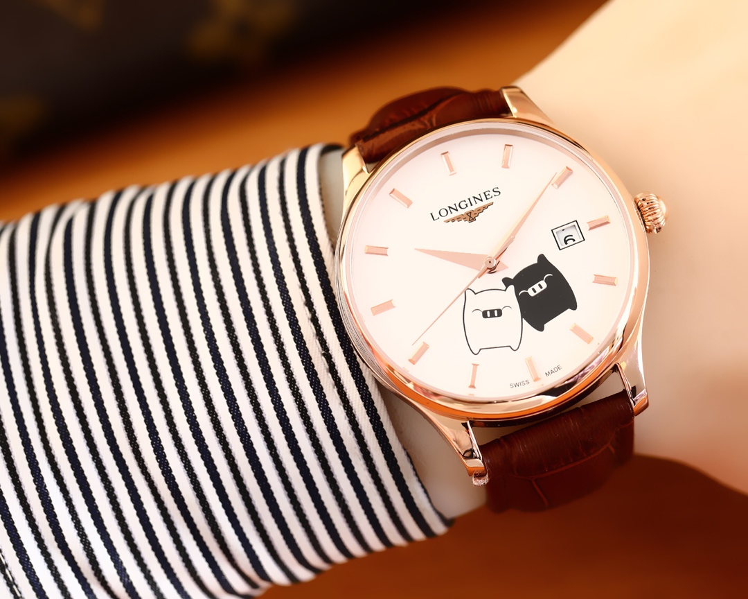 ロンジン（LONGINES）腕時計 メンズ 39mm 自動巻き LON