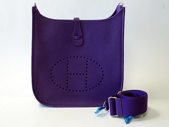 HERMES エルメス エヴリン３ PM アイリス トリヨン シルバー金具
