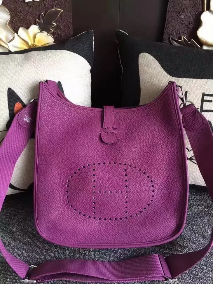 特N品 原版皮系列 最高級 エルメス エヴリンPM ショルダーバッグ トリヨンクレマンス