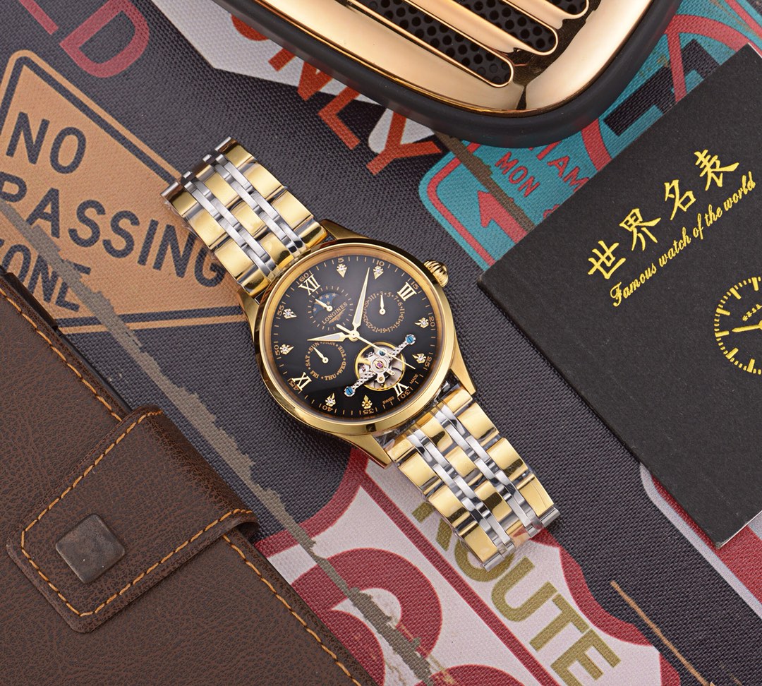 ロンジン(LONGINES)腕時計 メンズ 42mm 自動巻き LON