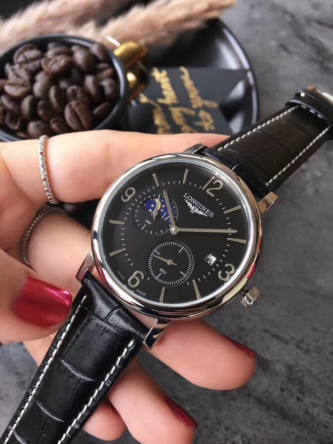ロンジン（LONGINES）腕時計 メンズ 40mm 自動巻き LON