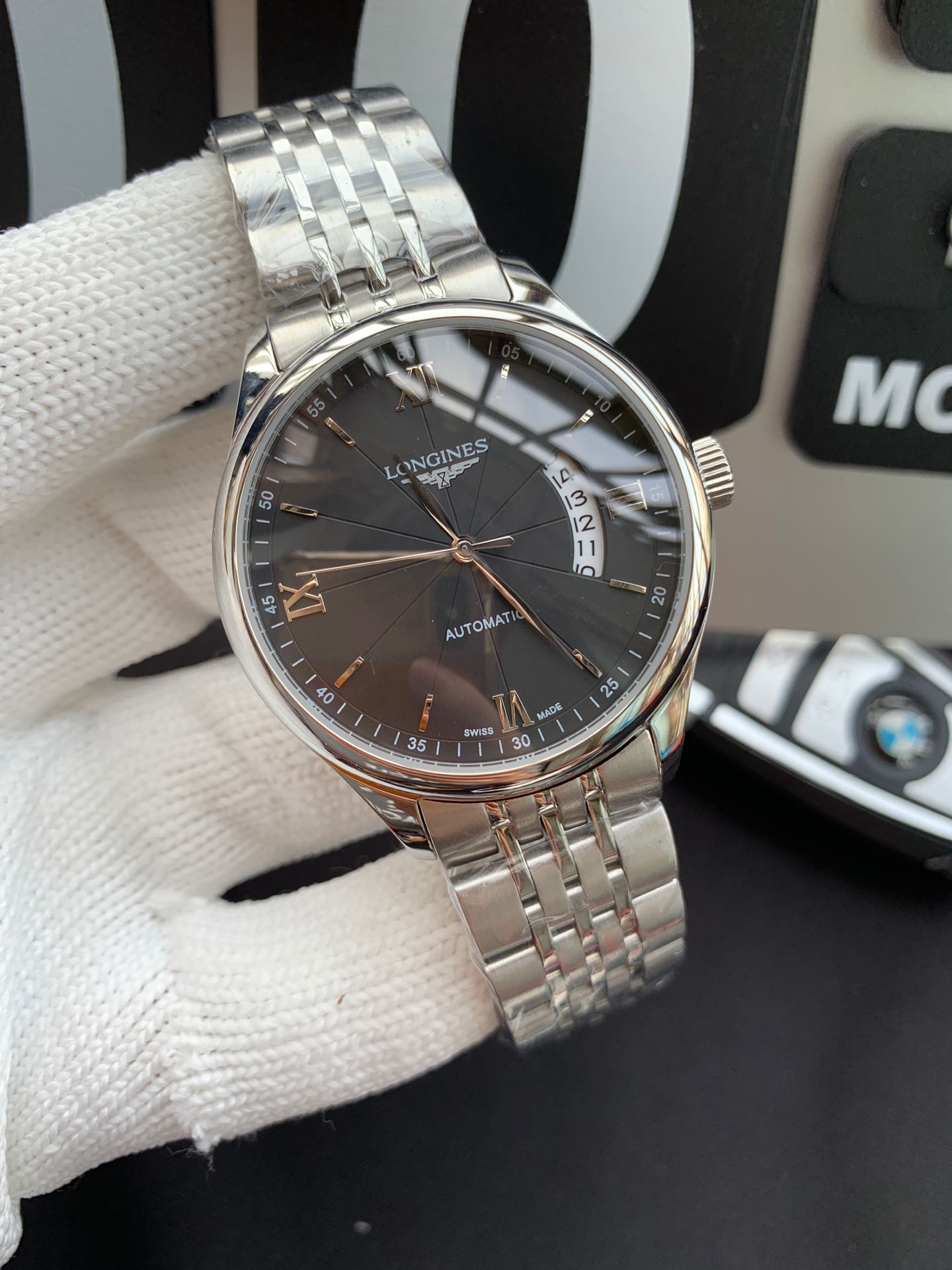 ロンジン（LONGINES）腕時計 メンズ 40mm 自動巻き LON