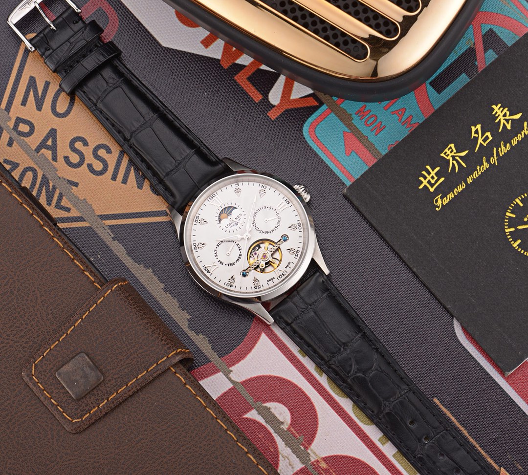 ロンジン（LONGINES）腕時計 メンズ 42mm 自動巻き LON