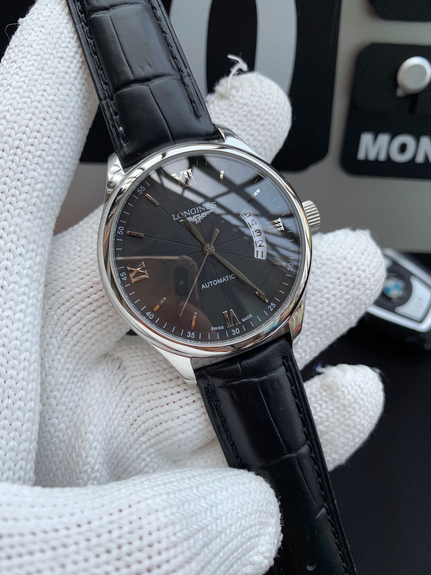 ロンジン（LONGINES）腕時計 メンズ 40mm 自動巻き LON