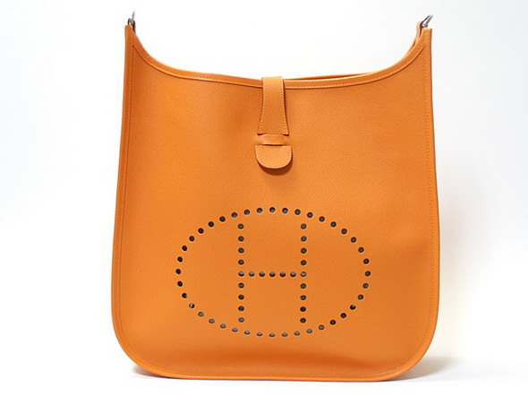 HERMES エルメス エヴリンGM オレンジ エプソン