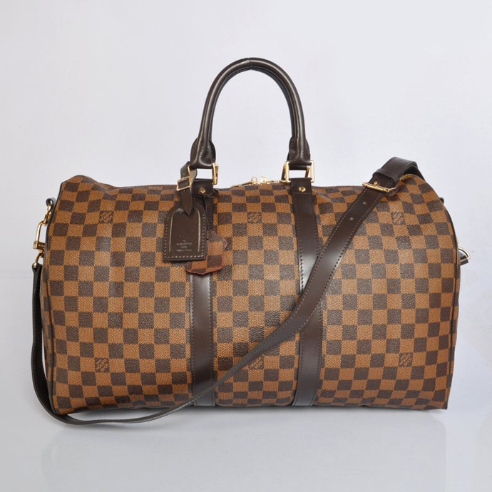 ルイヴィトンLouis Vuitton ダミエN41418-1キーポルバンドリエール 45